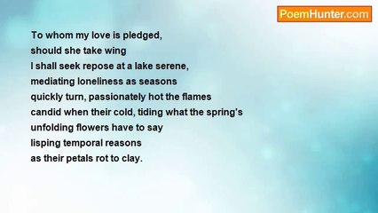 Captain Cur - To Whom My Love Is Pledged, Canto I, Love Poems