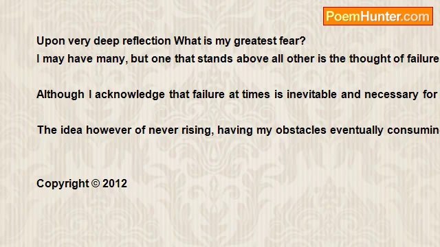 Godfrey Morris - Failure's Fear