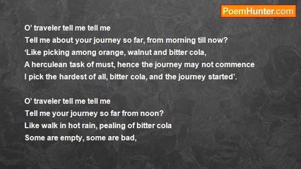 Alex Adeoye - O'traveler Tell Me Tell Me