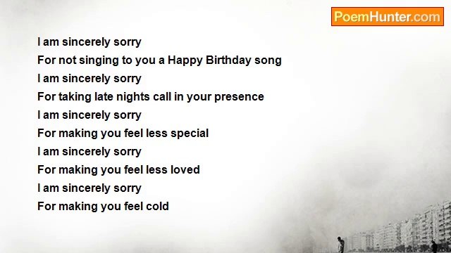 Neo Molefe Wa Peloeahae Peloeahae - I Am Sincerely Sorry