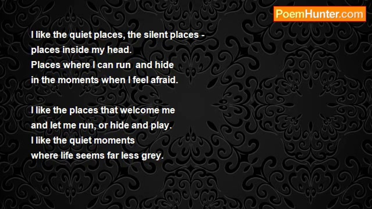 Melek Yuzlu - I Like The Quiet Places, The Silent Places