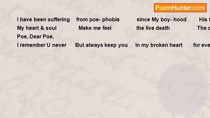 HAR srishty - Edgar Allen Poe