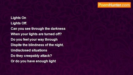 Cecelia Weir - Lights On, Lights Off