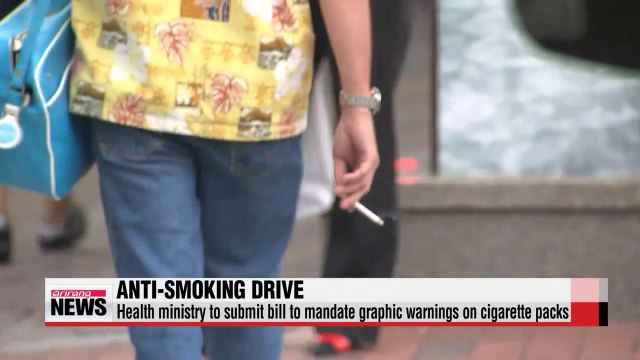 Government pushing to pass legislation to mandate picture-based health warnings of smoking