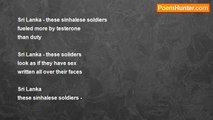 john tiong chunghoo - Travel Sri Lanka Haiku - Sinhalese Soldiers