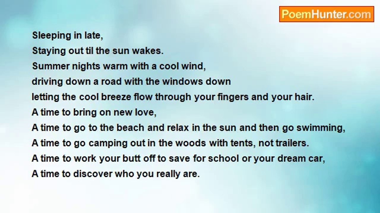 Kathryn Rejdych - Summertime
