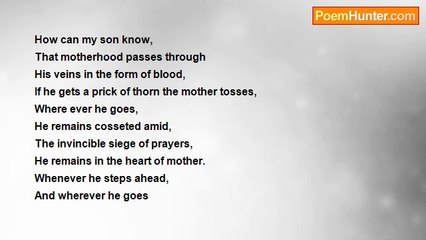 Muhammad Shanazar - I Am A Mother