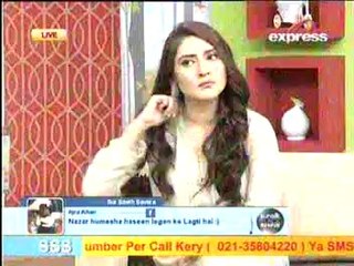 Dr Moiz Hussain on Express Entertainment 11 June 2014 Part  (2)
