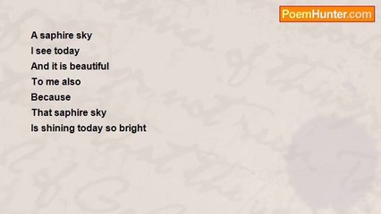 Aldo Kraas - A SAPHIRE SKY