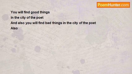 Aldo Kraas - THE CITY OF THE POET
