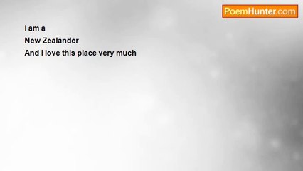 Aldo Kraas - A NEW ZEALANDER SONG