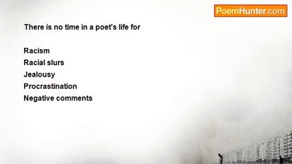 Aldo Kraas - THERE IS NO TIME IN A POET'S LIFE FOR
