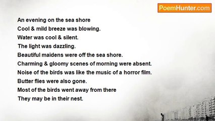 vijay gupta - An evening on the sea shore