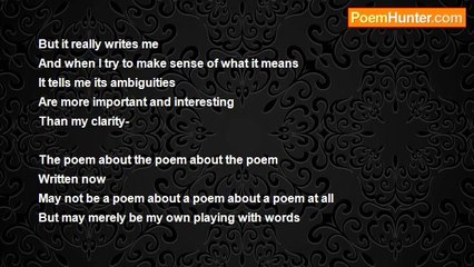 Shalom Freedman - The Poem About The Poem About The Poem