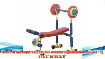 Best buy Redmon Fun and Fitness Exercise Equipment for Kids - Weight Bench Set,"