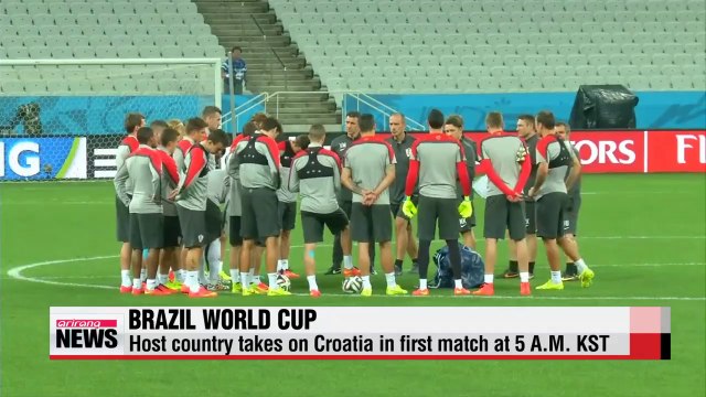 Brazil World Cup nears first kick off