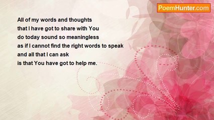 Gert Strydom - All of my words and thoughts