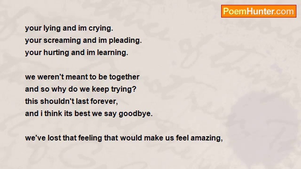 Stella Andrews - goodbye today and goodbye forever