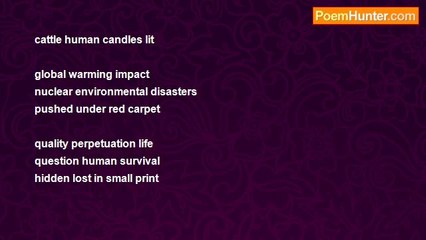 Terence George Craddock (Spectral Images and Images Of Light) - Question Human Survival