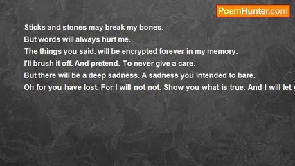 Poet AOA - A Re-indition of 'Sticks and Stones'