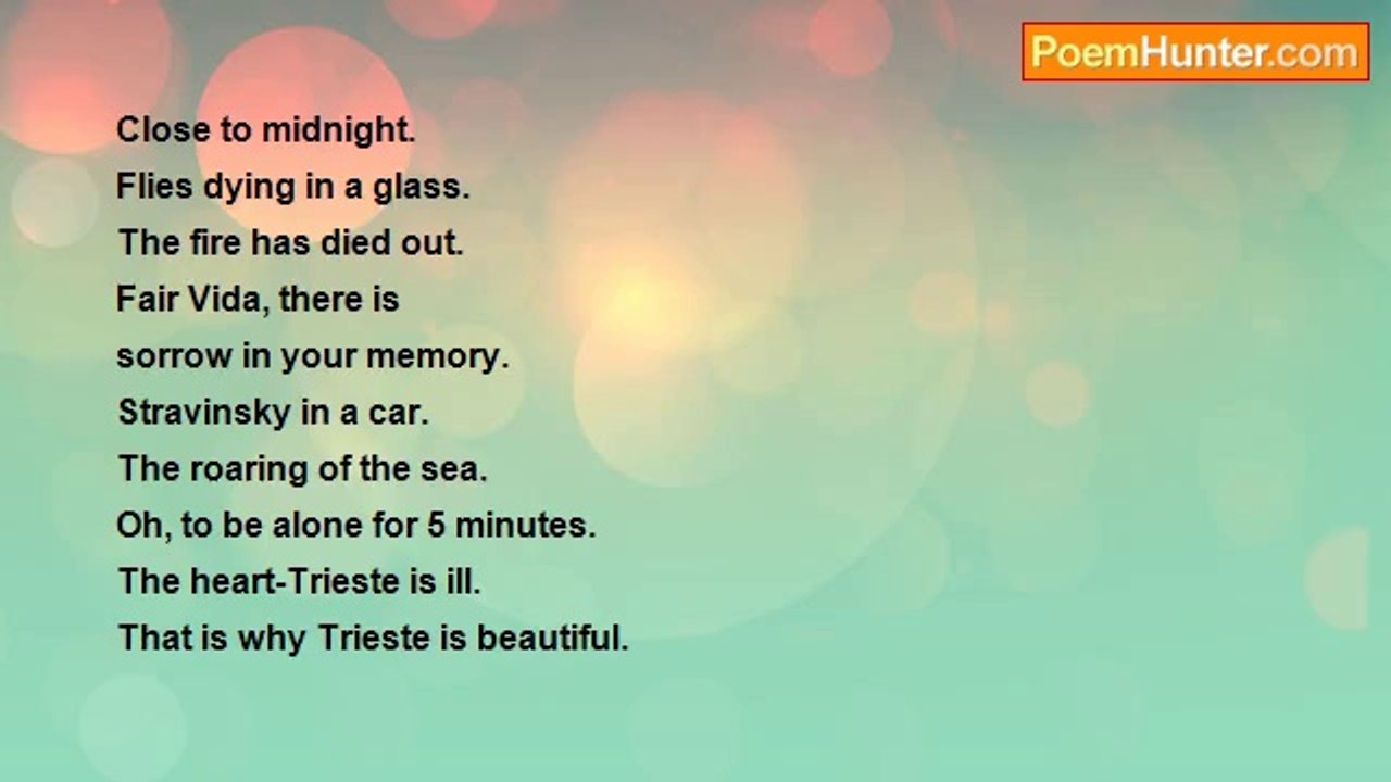 Srecko Kosovel - Close To Midnight