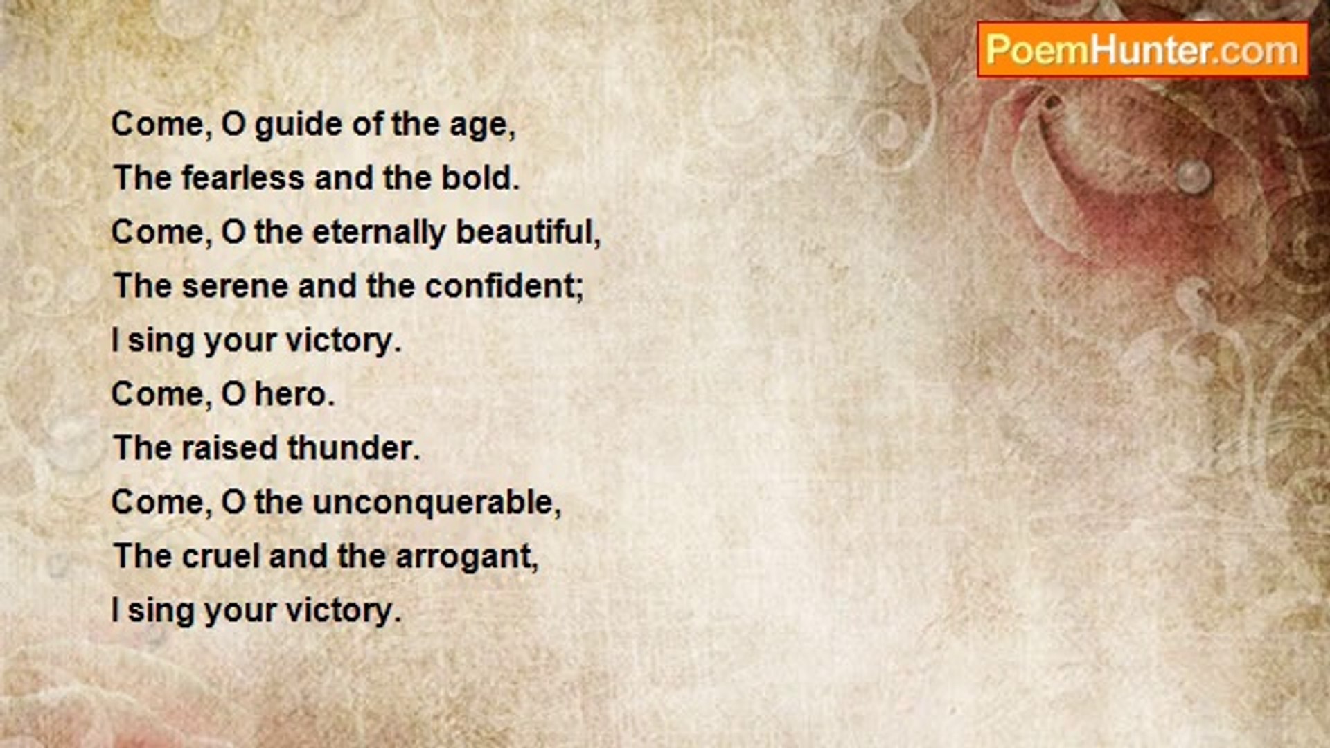 ⁣Kazi Nazrul Islam - Come, O Guide Of The Age