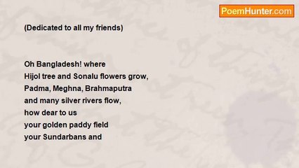 Celebrating Bangladesh 🌸: A Poetic Tribute to Land, Rivers, and Nature