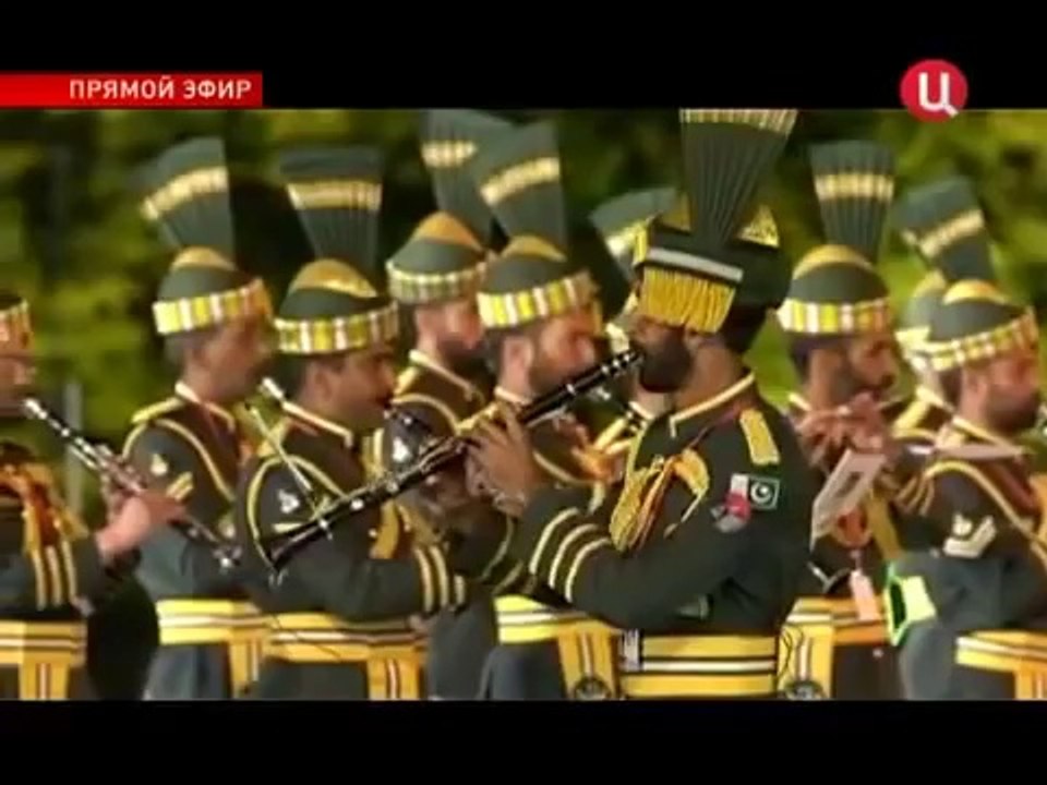 Pakistan Army band performing in RUSSIA