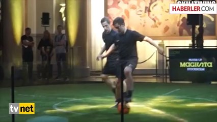 İki Arkadaşın Yaptıkları Şov Futbolseverleri Büyüledi