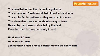 Liam Hughes - Hard travelin' man