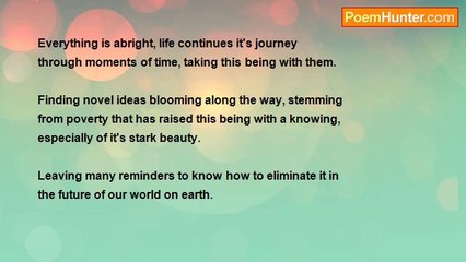 RoseAnn V. Shawiak - Poverty's Reminders