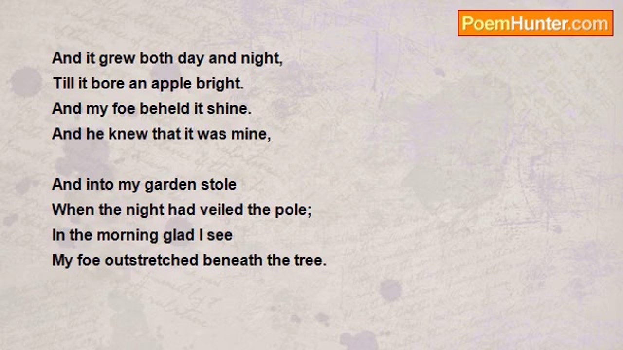 Lylo Benant - The Poison Tree