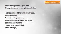 Bijay Kant Dubey - Had I Been A Man, I Would Have Thanked God And Felt Myself Blest