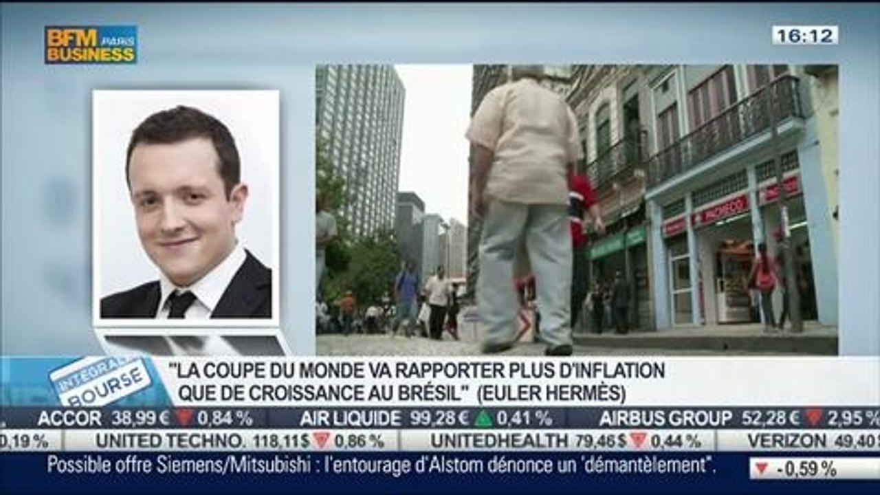 "La Coupe du Monde va rapporter plus d'inflation que de croissance au Brésil": Ludovic Subran, dans Intégrale Bourse – 11/06