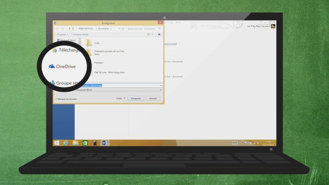 OneDrive dans l'arborescence fichier