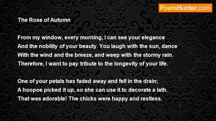 Hebert Logerie - The Rose of Autumn