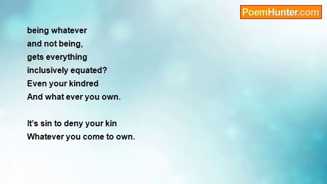 A. Jayaprakash Jayaprakash Panicker - Being and not being