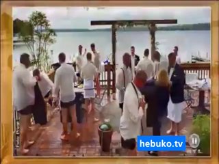 en unutulmaz düğün hatırası! :D - kızlardan 4 tanesi iyi kurtuluyor