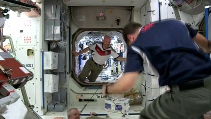 La folie du Mondial gagne la Station spatiale internationale