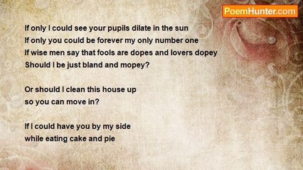 John W. McEwers - If I Could Only Love You