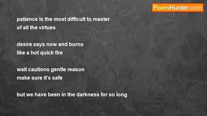 Mary Maxwell - Patience