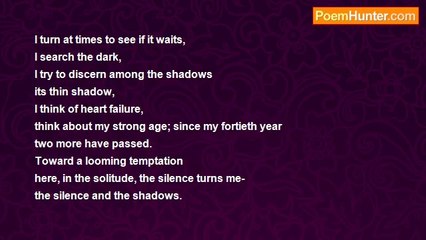 Miguel de Unamuno - It is Night, in My Study