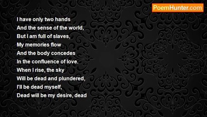 Carlos Drummond de Andrade - Sentiment Of The world