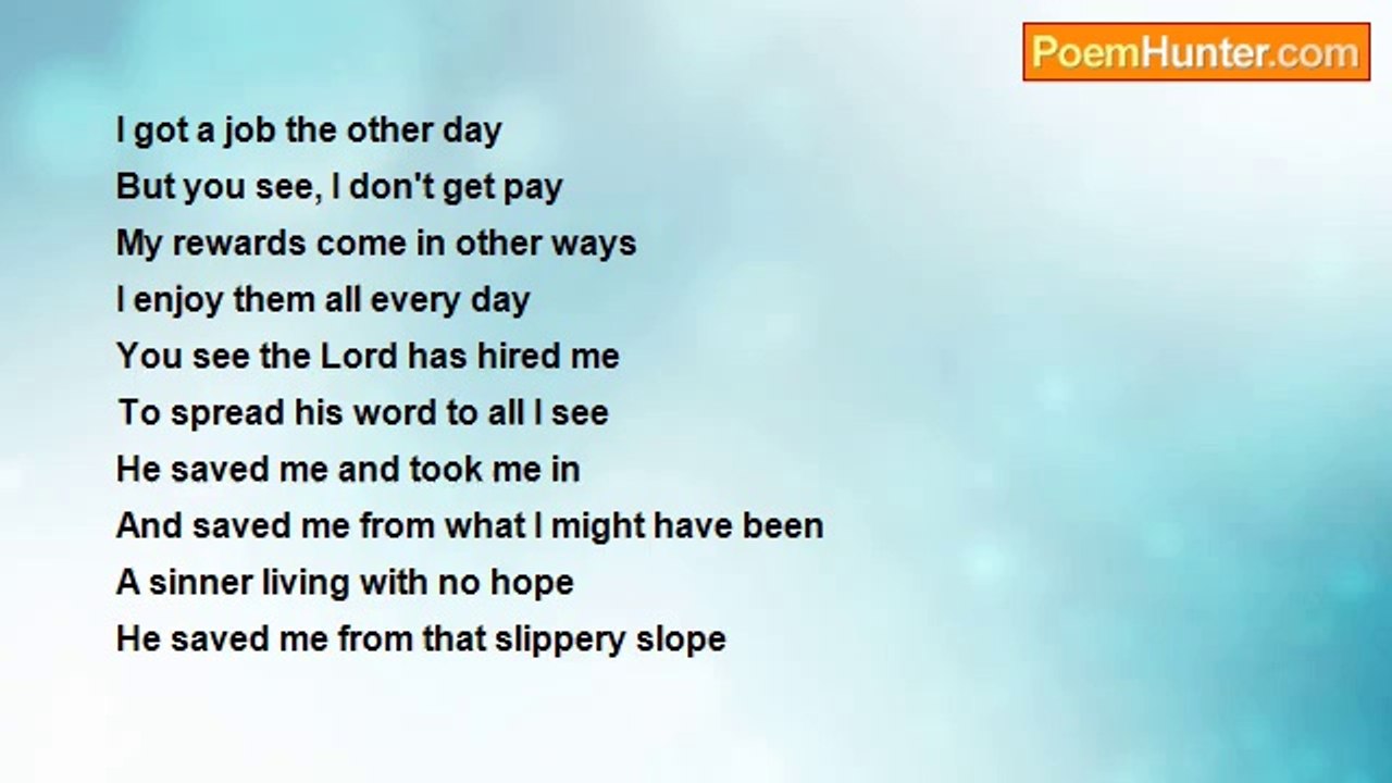 Ray Hansell - Working For The Lord