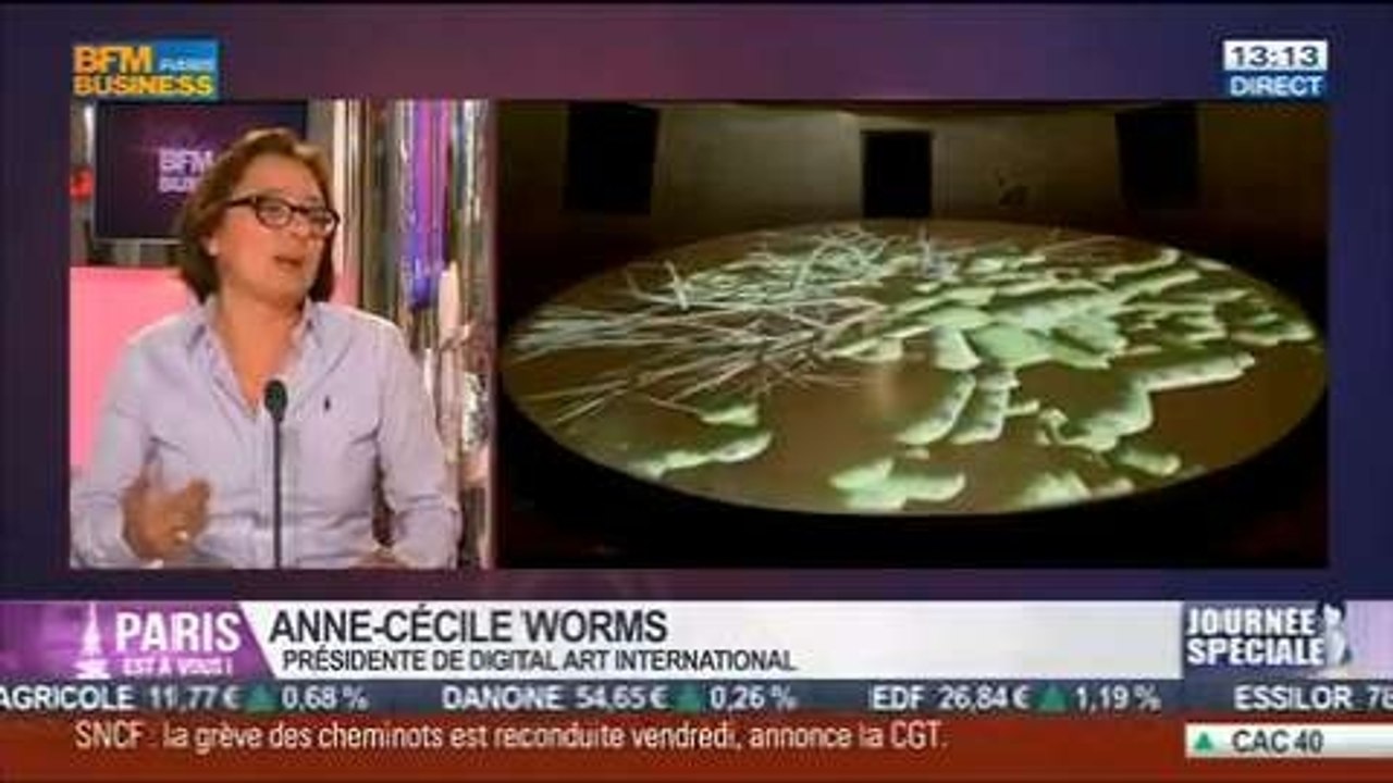 Le Paris de Anne-Cécile Worms, Digital Art International, dans Paris est à vous – 12/06