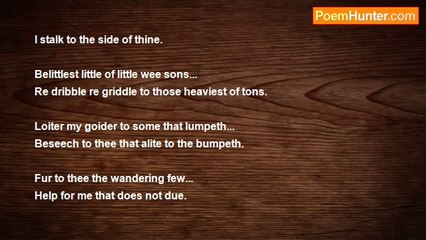 Michael Gale - For Nothing Of Naught So Sought Thy Song.