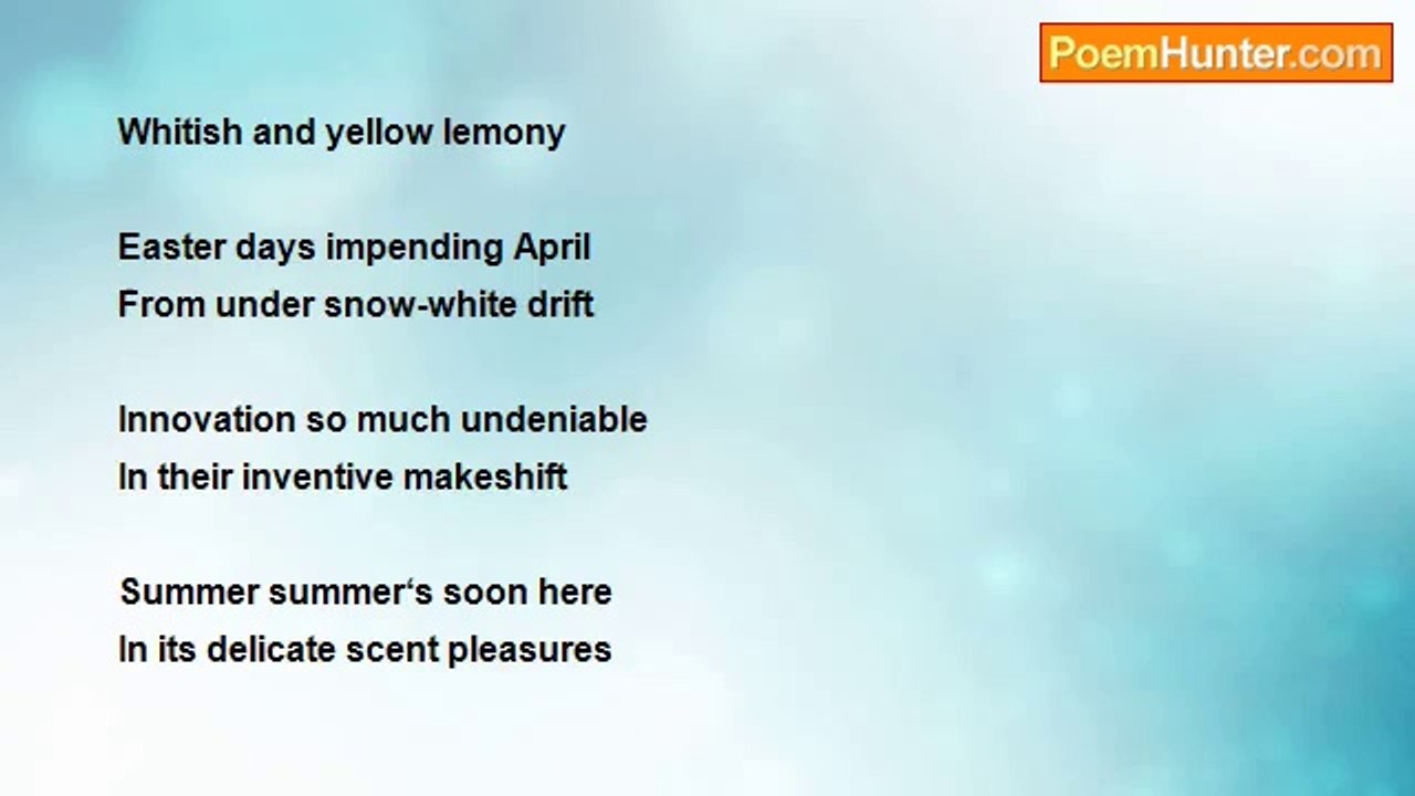 Peter S. Quinn - Summer’s Now Coming Near