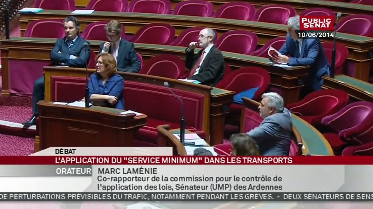 En séance - Débat sur l'application de la loi sur le dialogue social et la continuité du service public