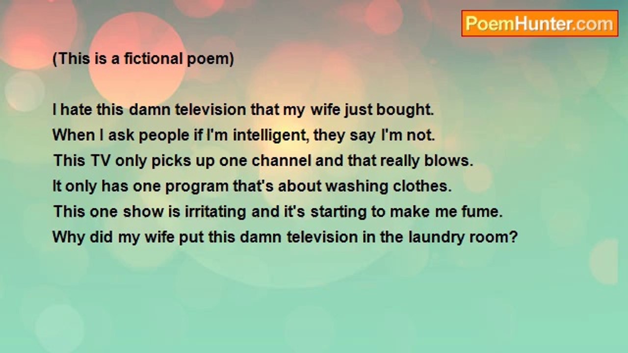 Randy Johnson - This damn television