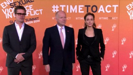 Brad Pitt appuie la campagne d'Angelina Jolie contre le viol